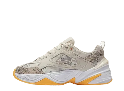 Nike Women's M2K Tekno "Light Orewood Brown White Laser Orange Moon Particle"