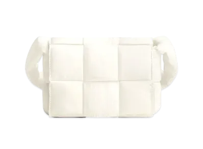 Bottega Veneta Candy Padded Tech Cassette "White"