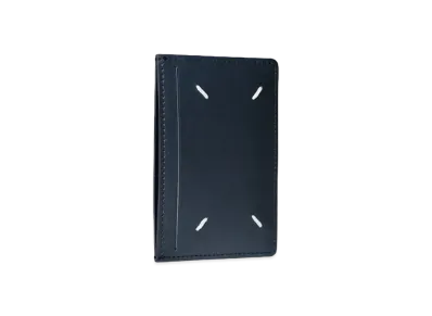 Maison Margiela Leather Small Cardholder "Slate Blue"
