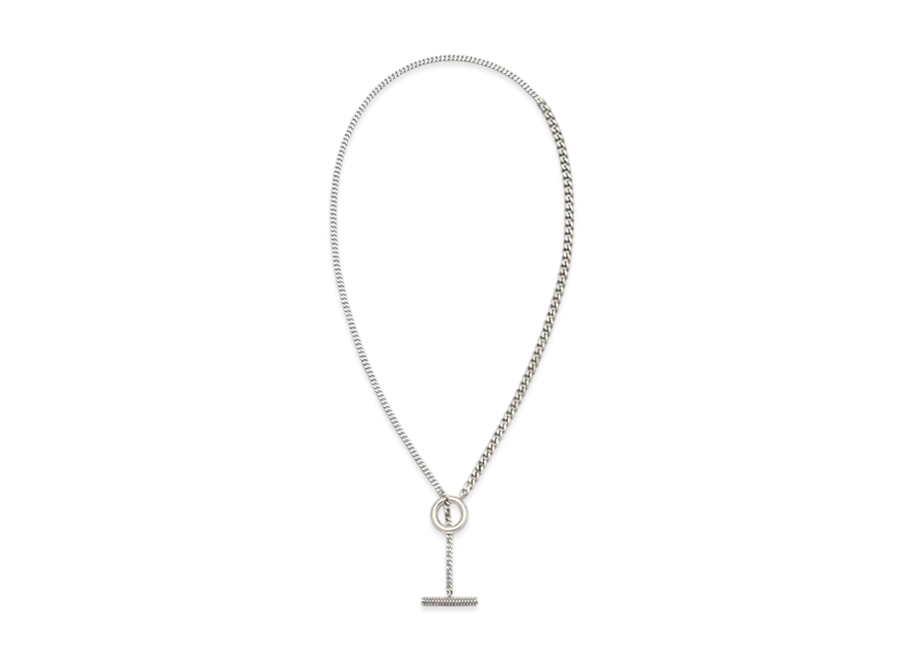 Bottega Veneta Intreccio Necklace "Silver"