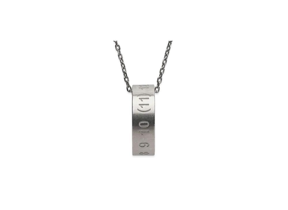 Maison Margiela Numerical Ring Necklace "Silver"