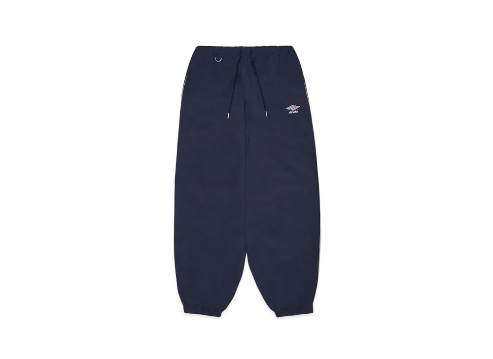 9090 Tech Nylon Track Pants "Navy × Beige"