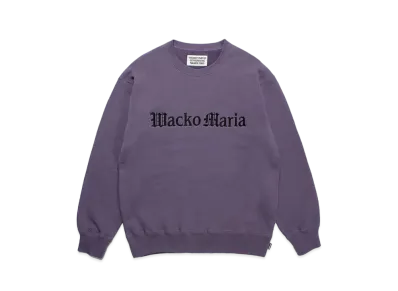 WACKO MARIA Middle Weight Sweat Shirt "Purple"