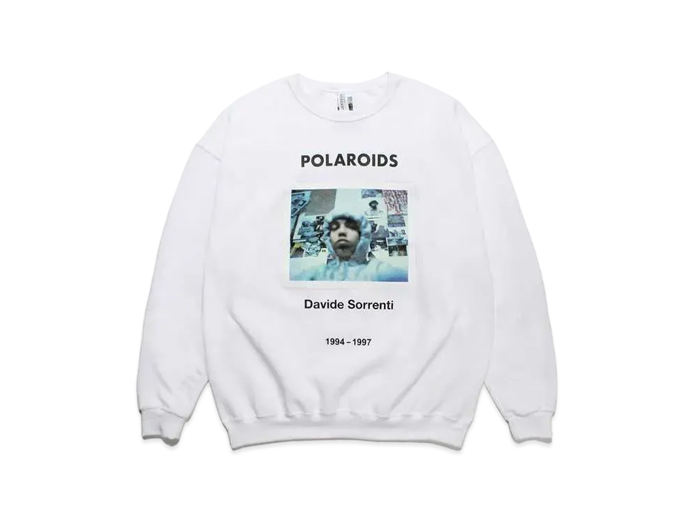 WACKO MARIA Davide Sorrenti / Sweat Shirt "White"