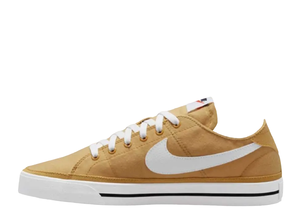 ナイキ コート レガシー キャンバス "サンデッド ゴールド/ホワイト チーム オレンジ"