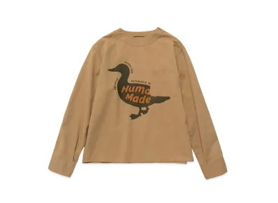 HUMAN MADE Pullover L/S Shirt "Beige"