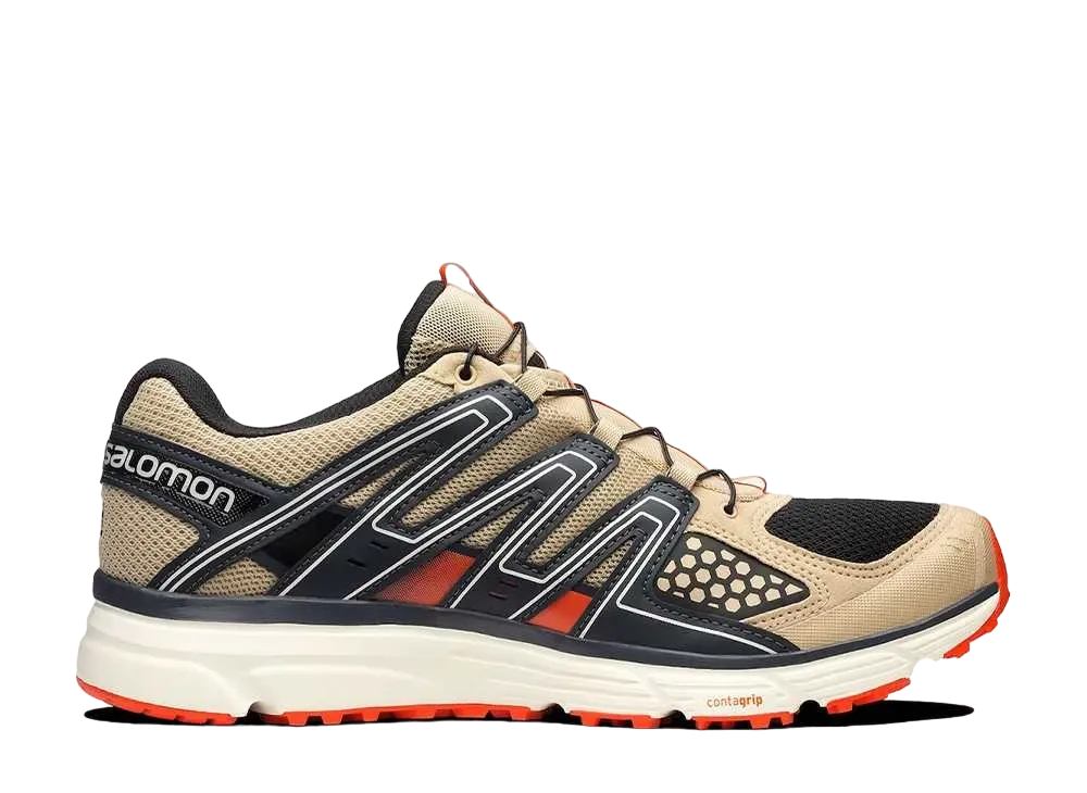 サロモン M-ミッション 3 "サファリ ベージュ ブラック オレンジ"