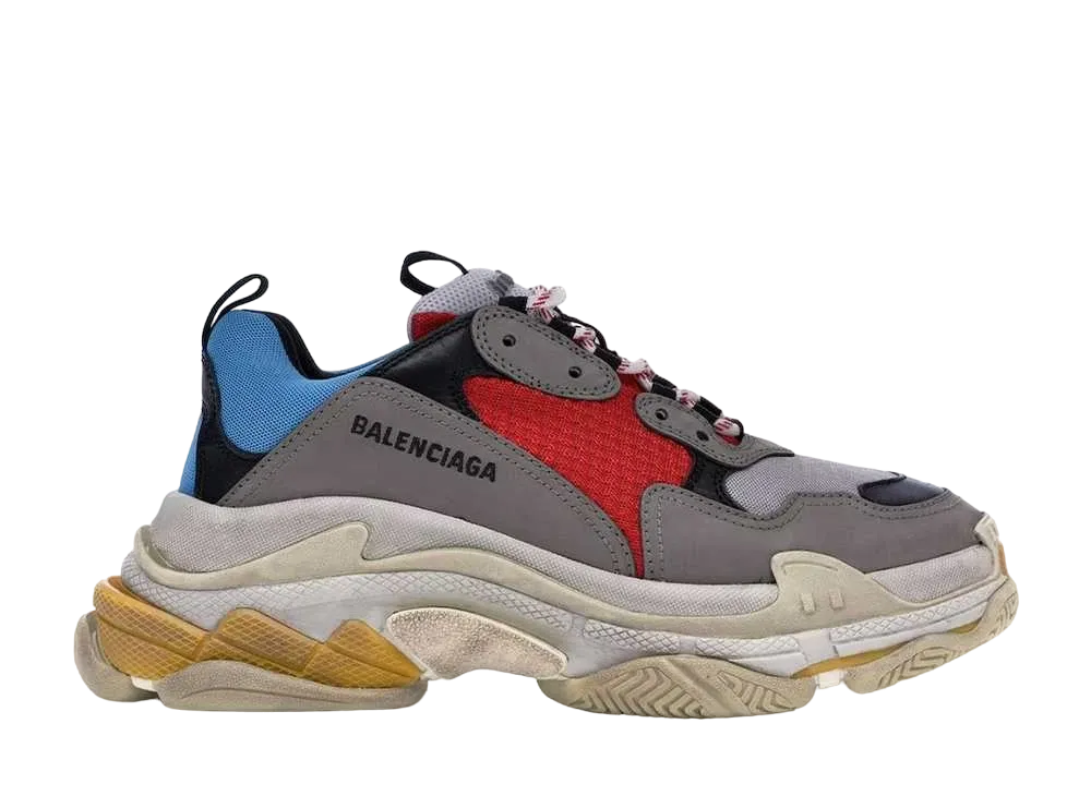 バレンシアガ トリプルS "レッド/ブルー"