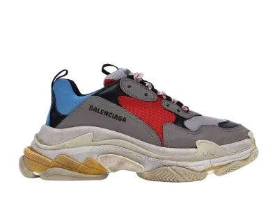 BALENCIAGA Triple S "Red/Blue"