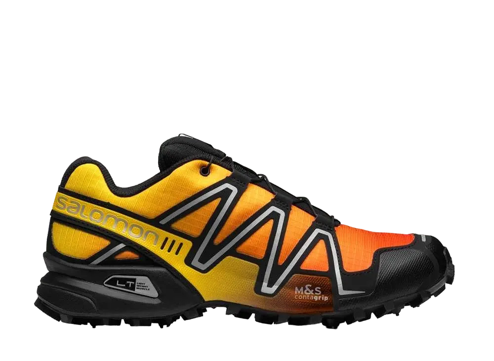 サロモン スピードクロス 3 グラディエント "チェリー トマト/レモン/シルバー"