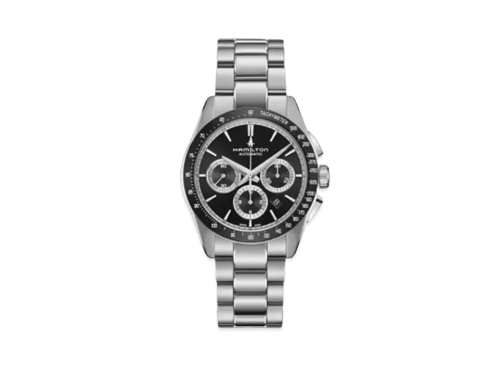 Hamilton Jazzmaster Performer Auto Chrono Black Dial H36606130