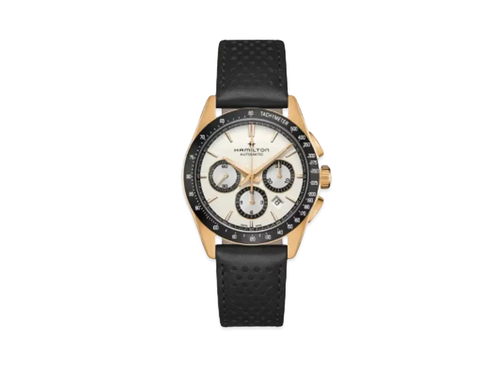 Hamilton Jazzmaster Performer Auto Chrono White Dial H36626710