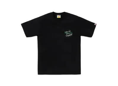 A BATHING APE Woodland Camo Wgm Ape Head Tee "Black"