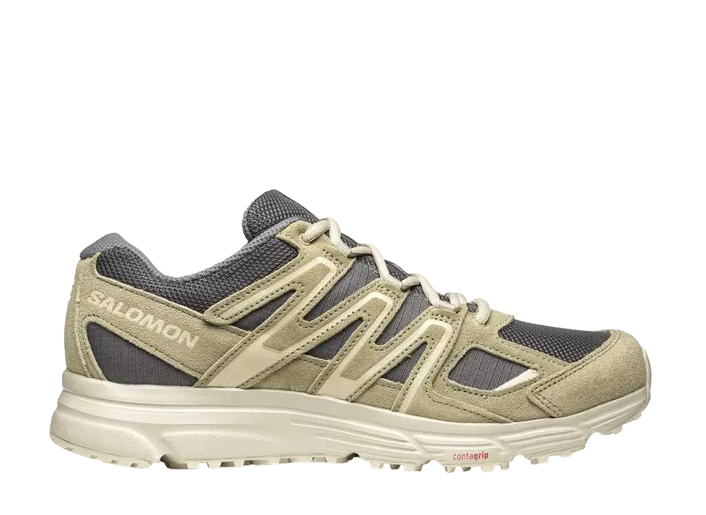 Salomon X-Mission 4 Suede "Pewter/Moss Gray/Moth"