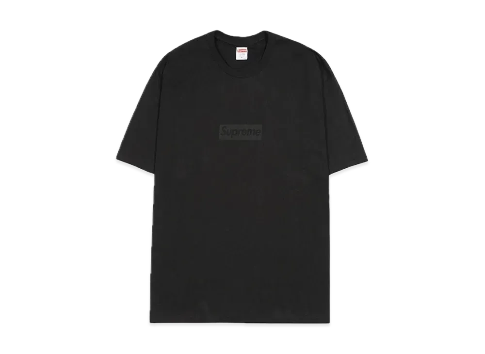 Supreme Tonal Box Logo Tee "Black"