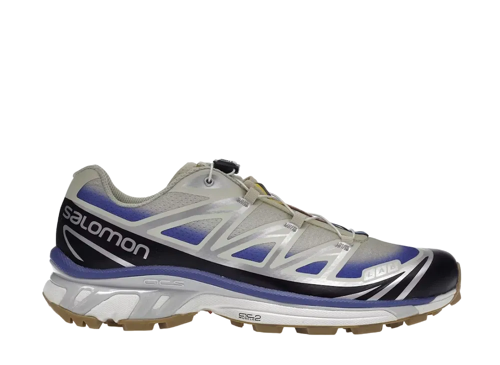 サロモン XT-6 スカイライン "ブリーチト サンド/ダズリング ブルー"