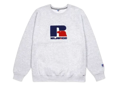 XLARGE x RUSSELL CREWNECK SWEAT "Ash"