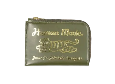 HUMAN MADE LEATHER WALLET "Olive Drab"