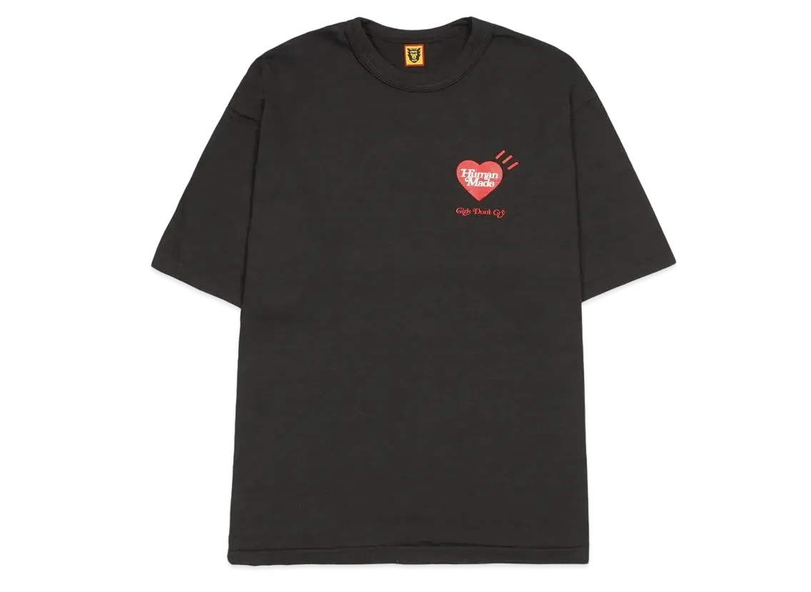 HUMAN MADE GDC Valentine's Day T-Shirt "Black" / VERDY