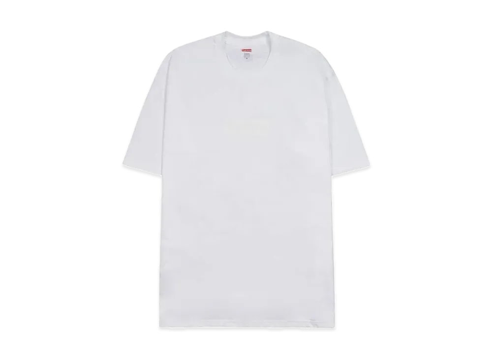 Supreme Tonal Box Logo Tee "White"
