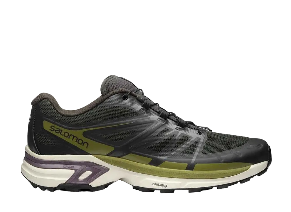 サロモン XTウィング2 "ピート/レイニーデイ/グリーンモス"