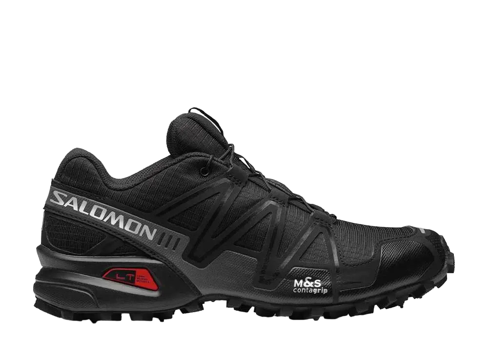 サロモン スピードクロス3 "ブラック/ブラック/クワイエットシェイド"