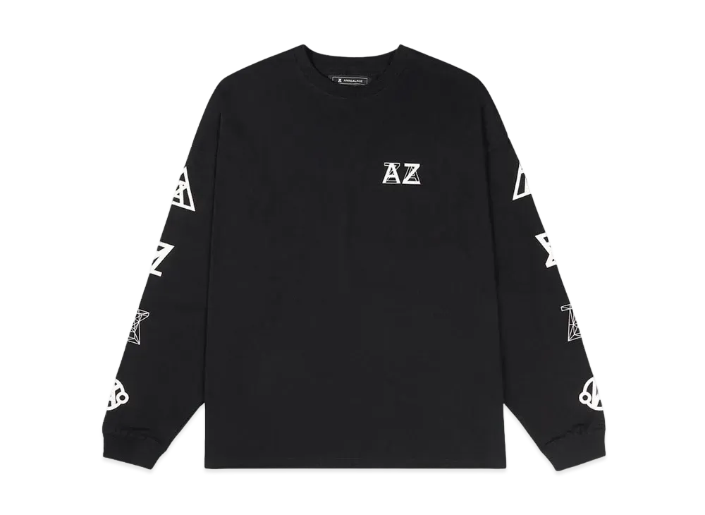 ANREALAGE A&Z SEASON LOGO LONG TEE "BLACK"