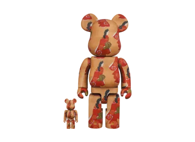 Bearbrick Tokyo National Museum Moronobu Hishikawa "Beauty looking back" 100% & 400%