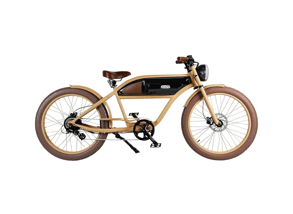 MICHAEL BLAST eBIKES GREASER Classic "BEIGE x BLACK"