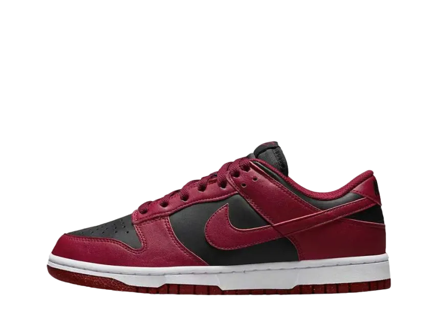 ナイキ ウィメンズ ダンク ロー ネクストネイチャー "ダークレッド アンド ブラック"