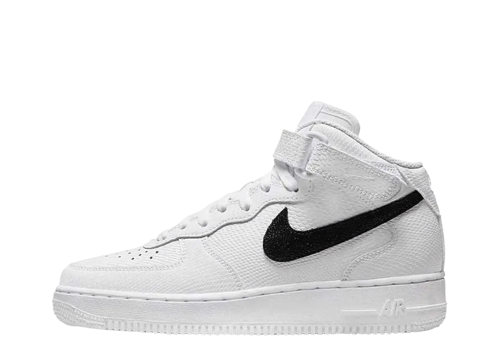 Nike Women's Air Force 1 Mid "White Snakeskin"