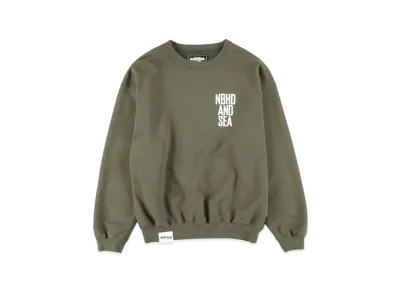 WIND AND SEA x NEIGHBORHOOD Sweatshirt LS "Olive Drab"