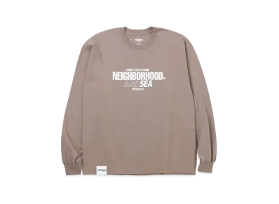 WIND AND SEA x NEIGHBORHOOD L/S Tee "Brown"