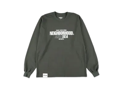 WIND AND SEA x NEIGHBORHOOD L/S Tee "Olive Drab"