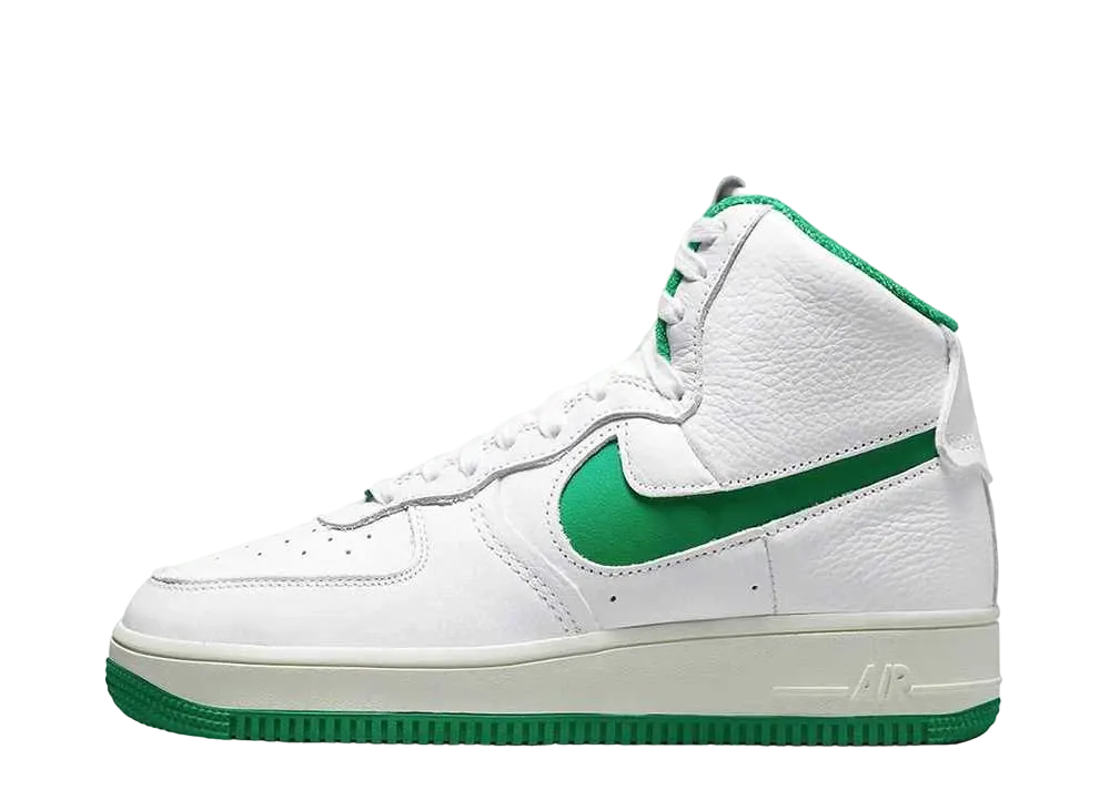ナイキ ウィメンズ エアフォース1 ハイ スカルプト "ホワイト/グリーン"