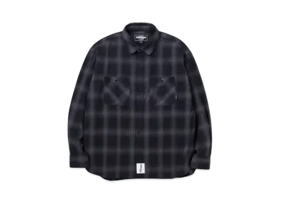 WIND AND SEA x NEIGHBORHOOD Ombre Check Shirt LS "Gray"