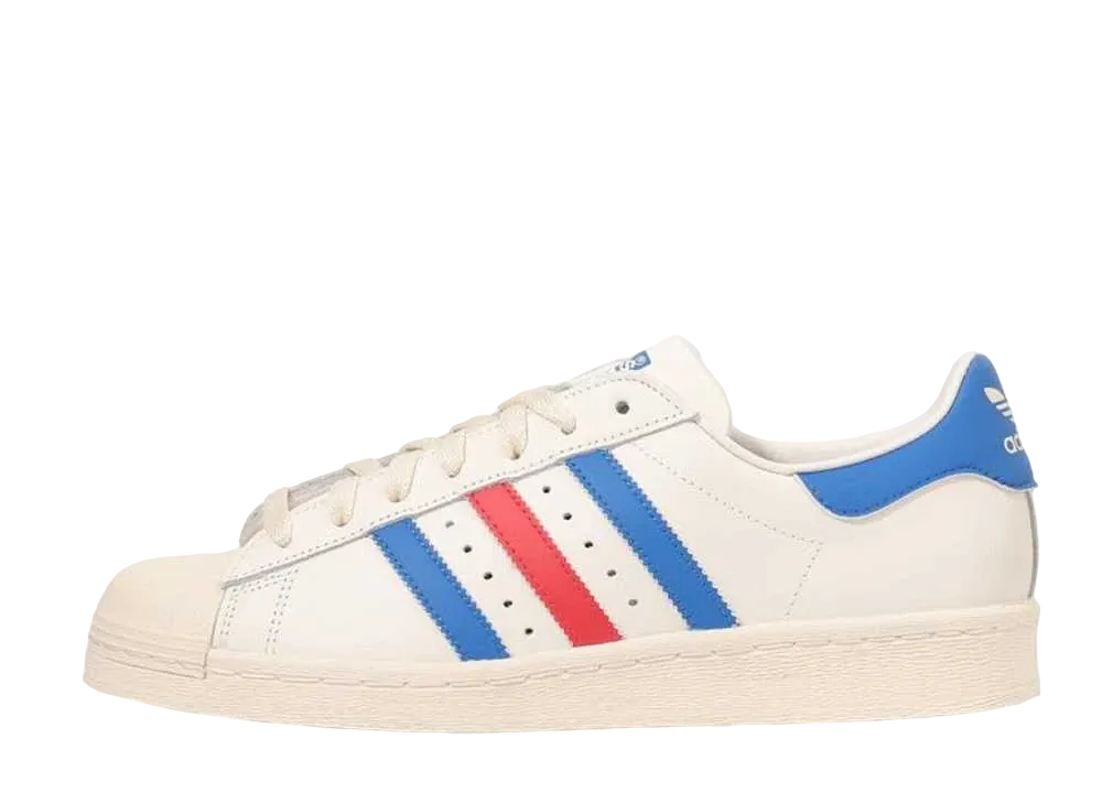 adidas Superstar 82 "Cloud White/Blue Dawn/Red"