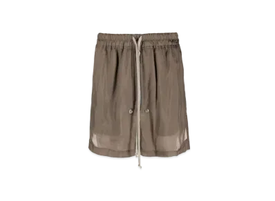 RICK OWENS Drawstring Deck Shorts "Brown"