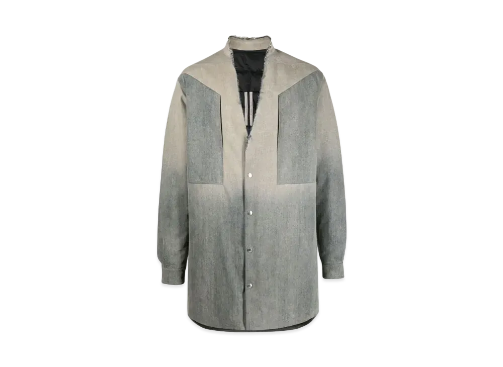 RICK OWENS Strobe Jumb Shirt Jacket "Grey"