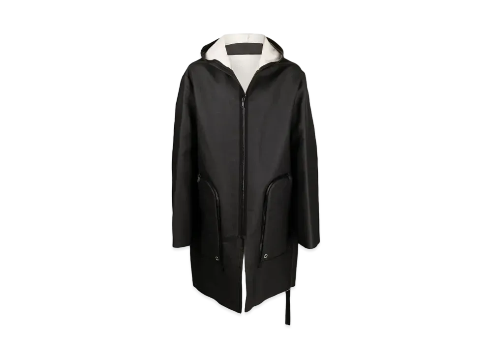 RICK OWENS Strobe Parker Coat "Black"