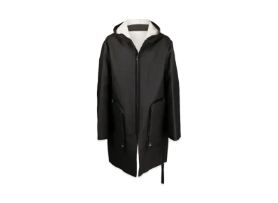 RICK OWENS Strobe Parker Coat "Black"