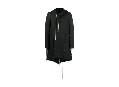 RICK OWENS Oversize Parker Coat "Black"