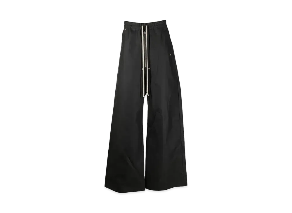 RICK OWENS Drawstring Wide Truck Pants "Black"