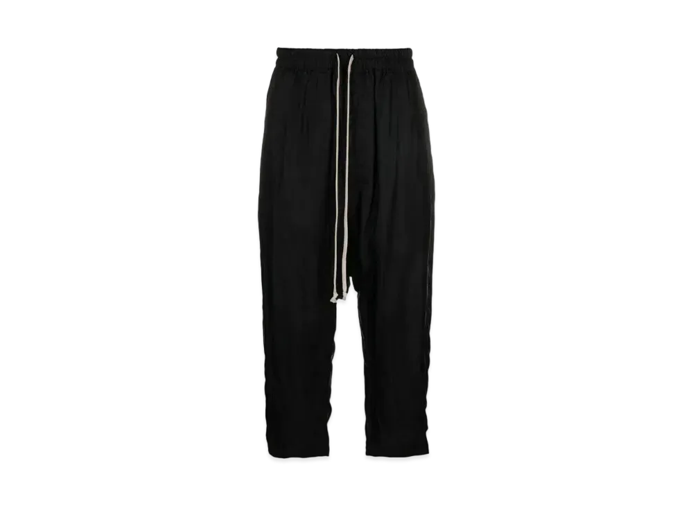 RICK OWENS Cropped Truck Pants "Black"