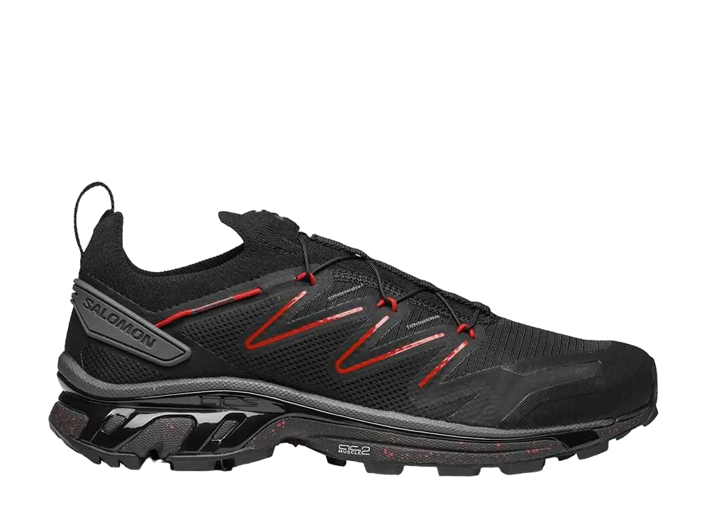 サロモン XTラッシュ2 "ブラック/マグネット/ファイアリーレッド"