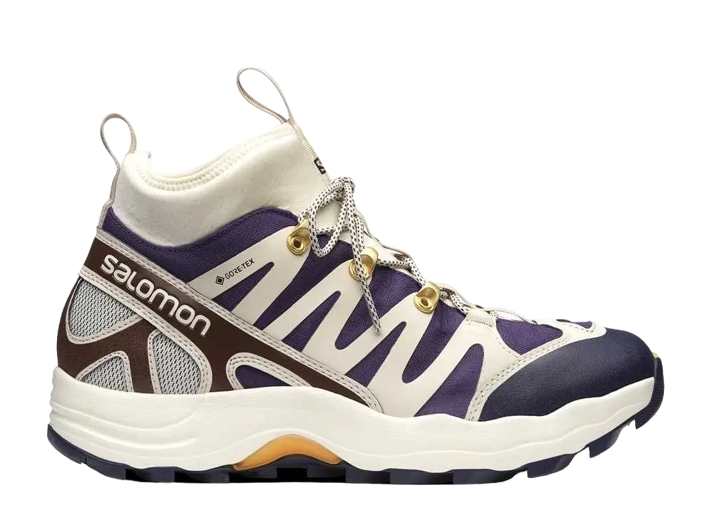 サロモン XAプロ1 ミッド ゴアテックス "バニラアイス/チョコレートフォンダート/グレープ"