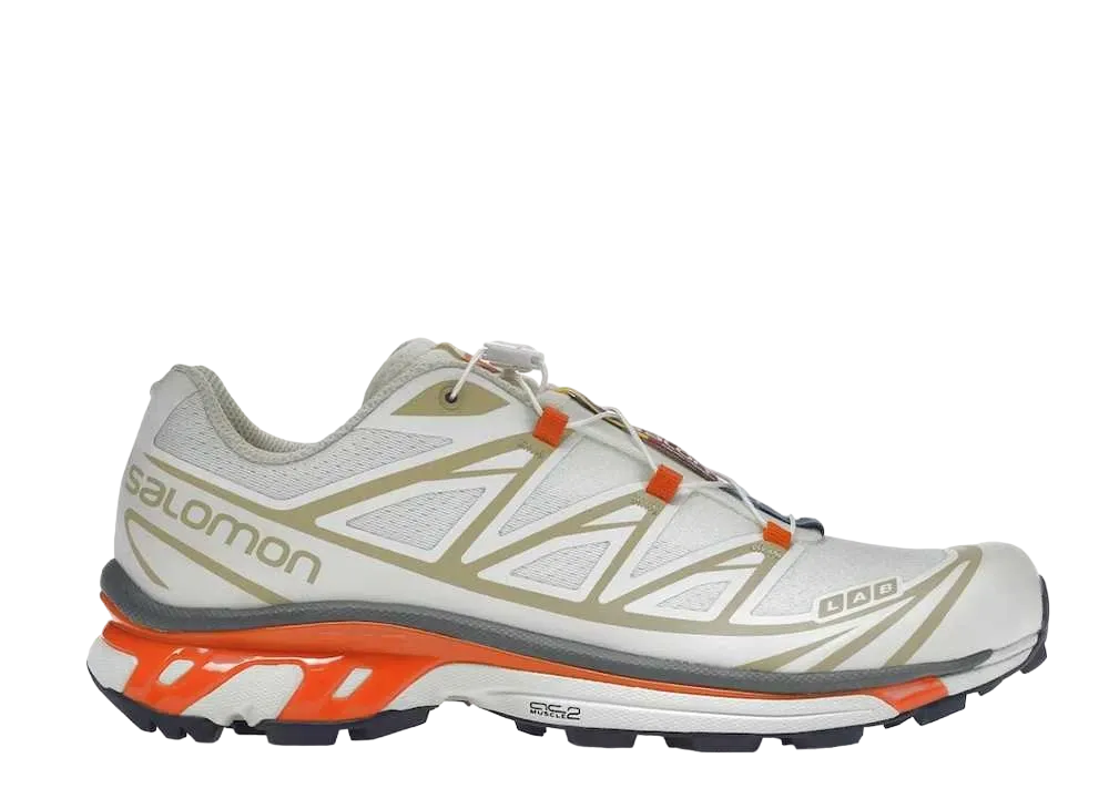 サロモン XT-6 "ブリーチト サンド/レッド オレンジ"