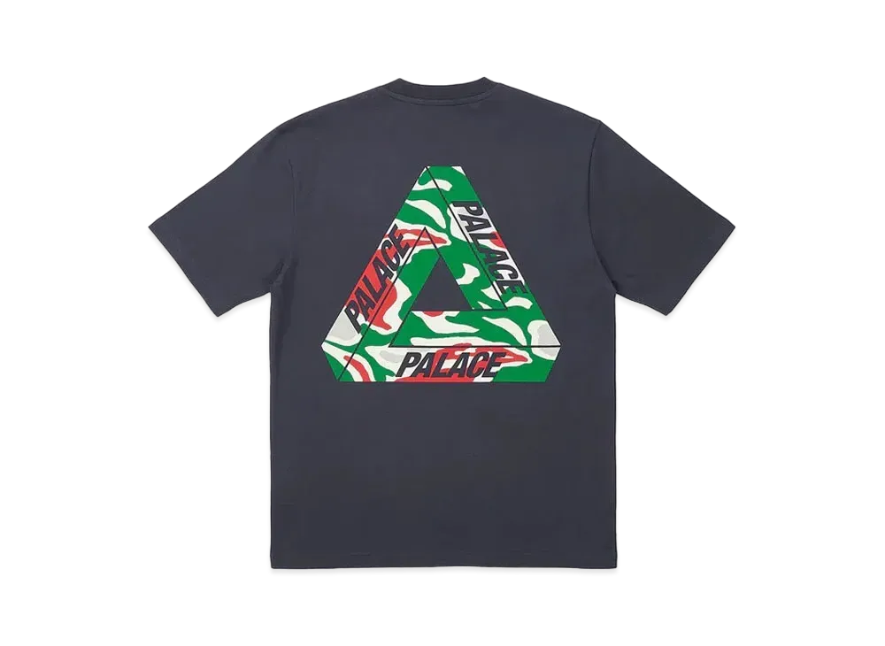 PALACE Jungle Camo Tri-Ferg T-Shirt "Navy"