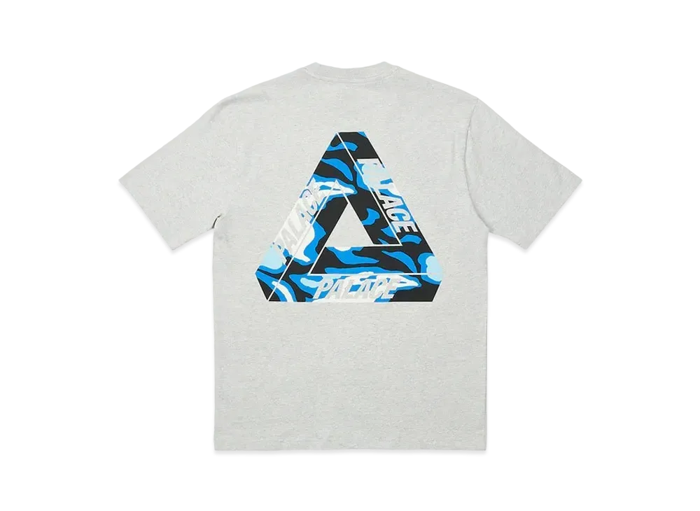 PALACE Jungle Camo Tri-Ferg T-Shirt "Grey Marl"
