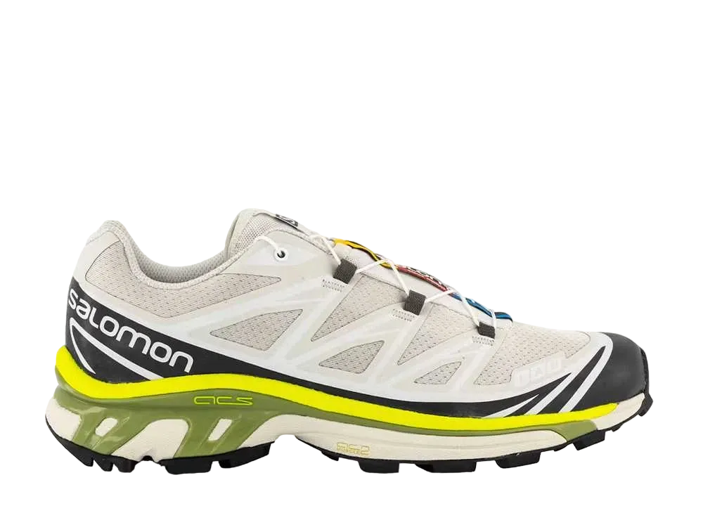 Salomon XT-6 "Lunar Rock/Magnet Lime"
